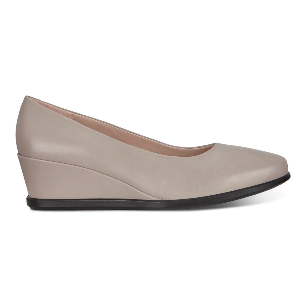 Loafers Mujer - ECCO Shape 45 Wedge - Grises - HLF659803